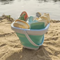 Beach Sand Toys Set Foldable Bucket Bath Toys For Kids Morandi