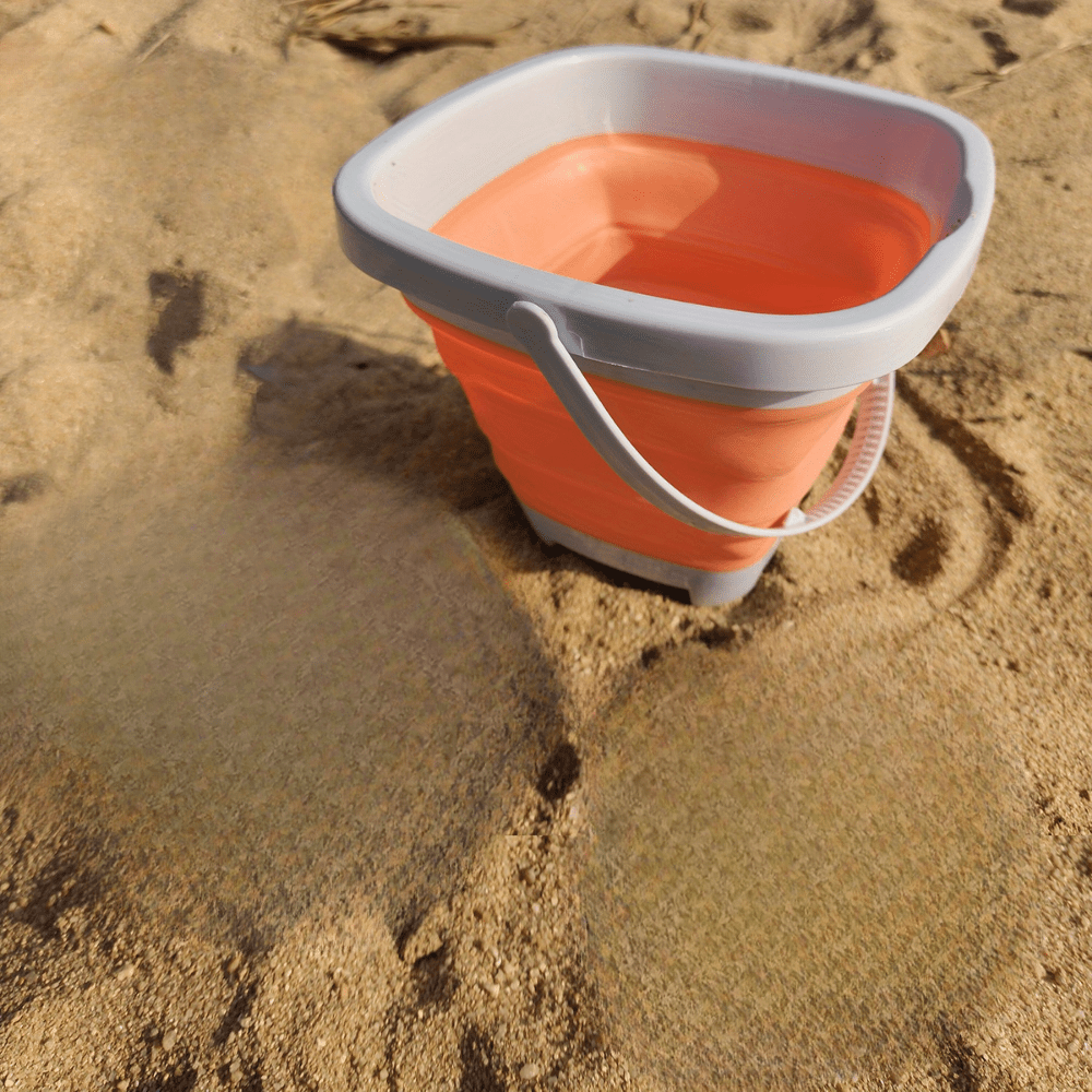 Beach Sand Toys Set Foldable Bucket Bath Toys For Kids Morandi