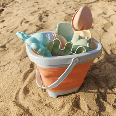 Beach Sand Toys Set Foldable Bucket Bath Toys For Kids Morandi