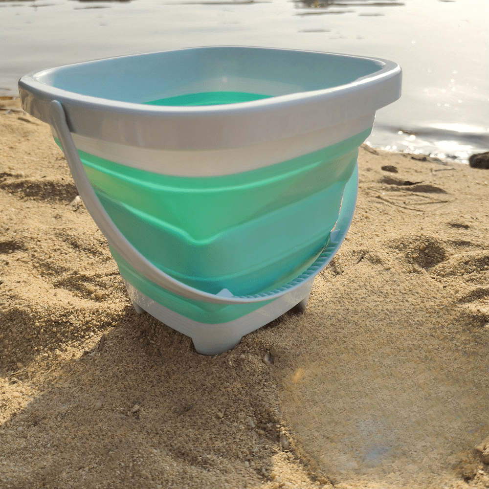 Beach Sand Toys Set Foldable Bucket Bath Toys For Kids Morandi