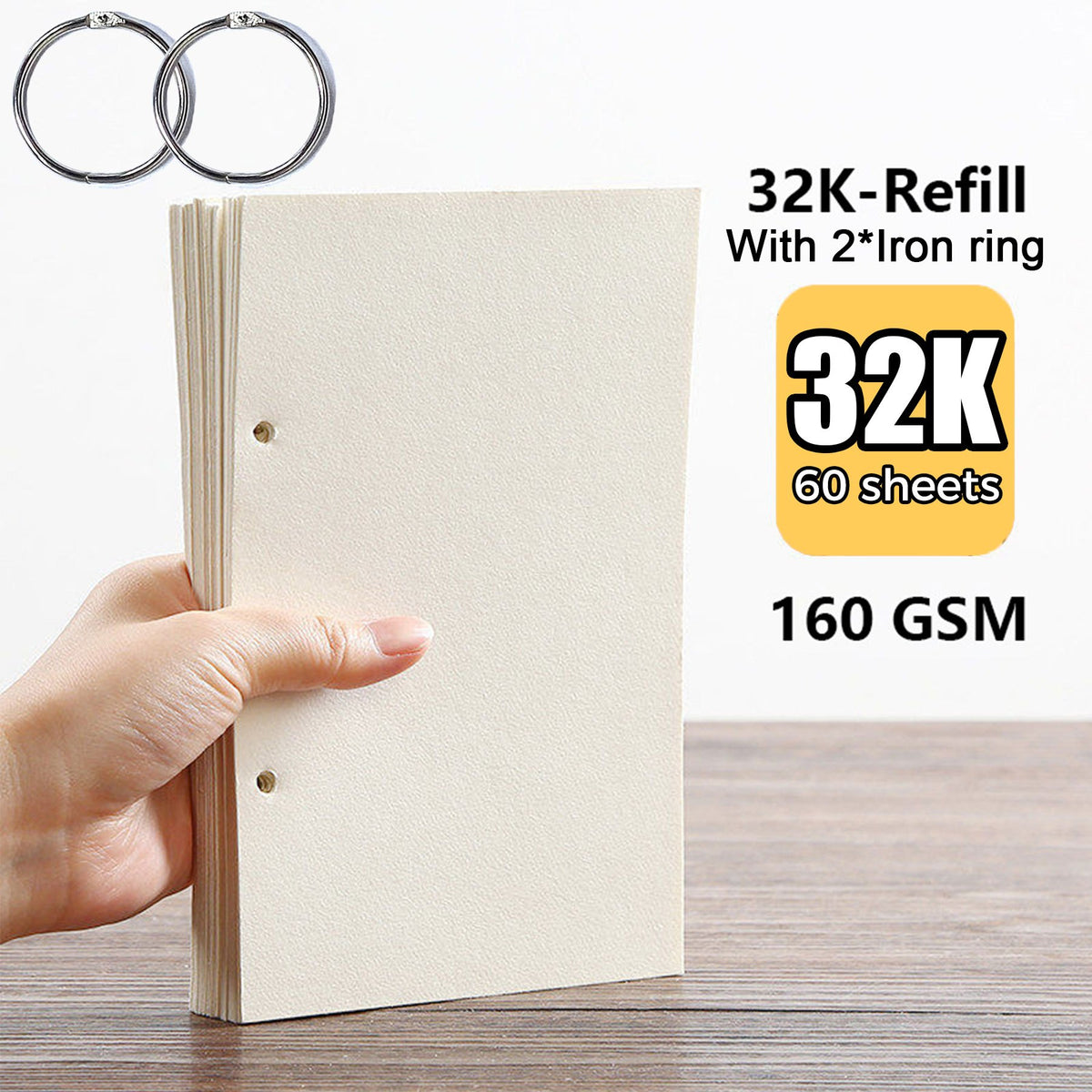 32K Sketchbook 160g Art Drawing Book Shorthand Notebook
