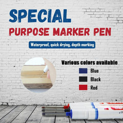 Long Nib Head Markers For Metal Perforating Pen