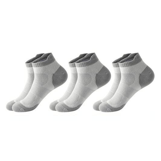 7 Pairs Men's Breathable Cotton Ankle Socks Moisture Wicking Sports Socks