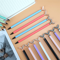 2pcs Eternal Pencil Infinity Pencil Doodle Replaceable Gift Pen
