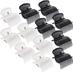 12pcs Hot Roller Clips Hair Curler Claw Clips Hair Perm Insulation Clips