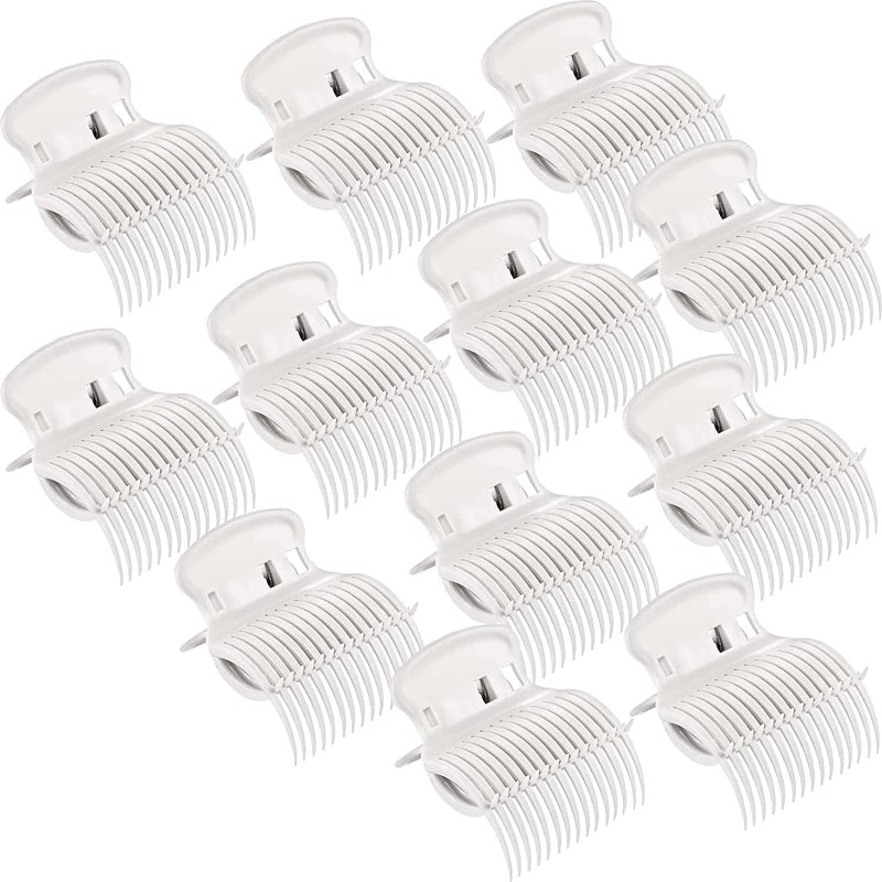 12pcs Hot Roller Clips Hair Curler Claw Clips Hair Perm Insulation Clips