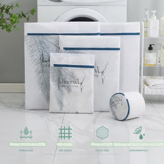 5pc Laundry Bag Set Lightweight Washing Bags Sweater Blouse Hosiery Bras