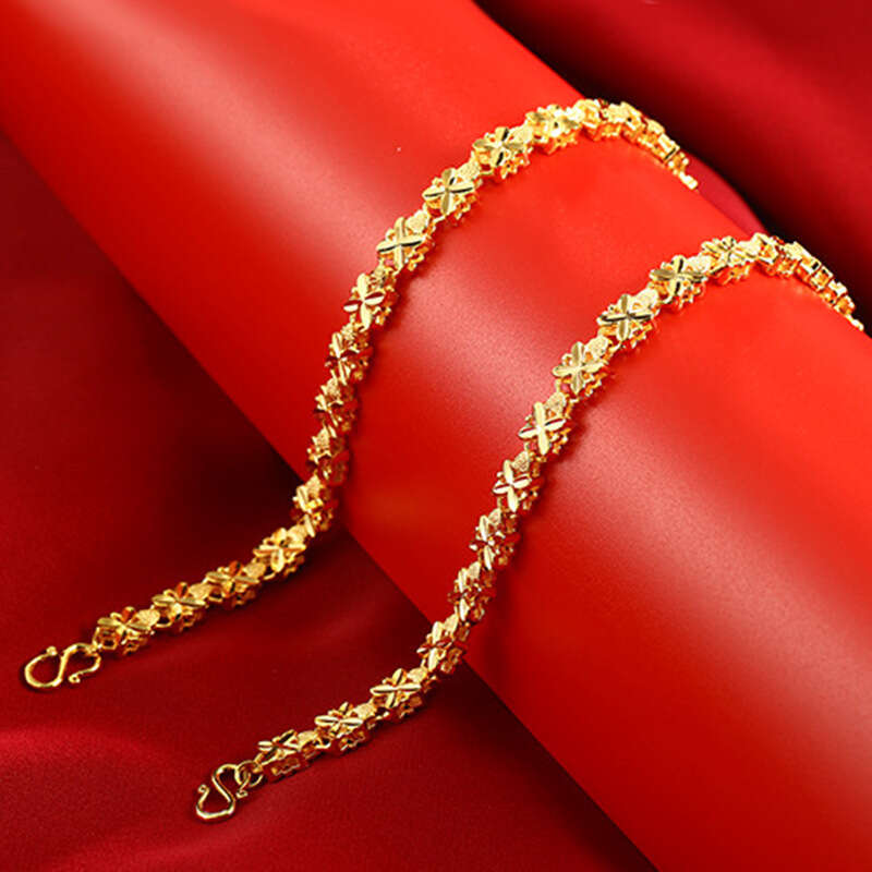 Women's Four Leaf Clover Bracelet Jewelry