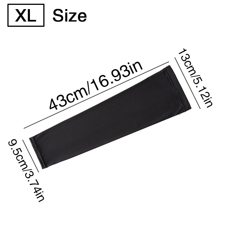 Car Sunscreen Ice Silk Cuffs Arm Protection Thin Style Gloves