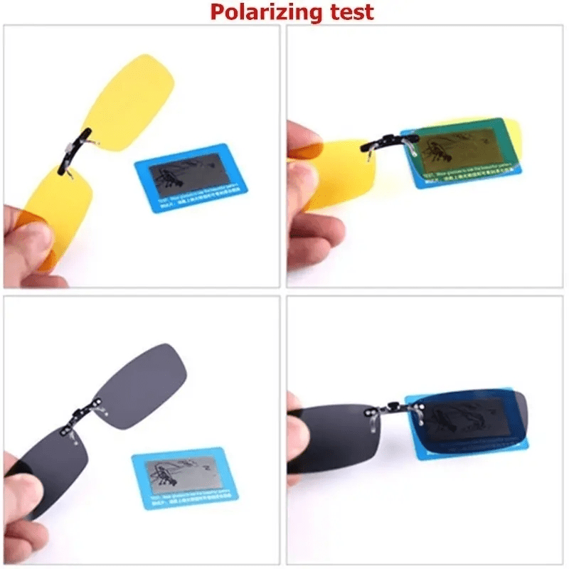 Polarized Sunglasses Clips UV400 Lens Clip on Sunglasses Clip Men And Women