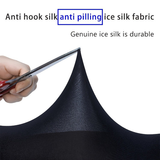 Car Sunscreen Ice Silk Cuffs Men's Arm Protection Thin Style Gloves