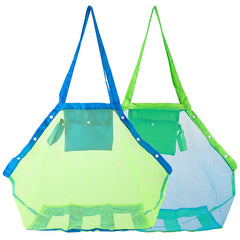 Kids Sand Away Portable Mesh Bag Beach Towels Storage Bag