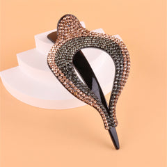 Crystal Rhinestone Hairpin French Hair Clips Strong Hold Hair Accessories