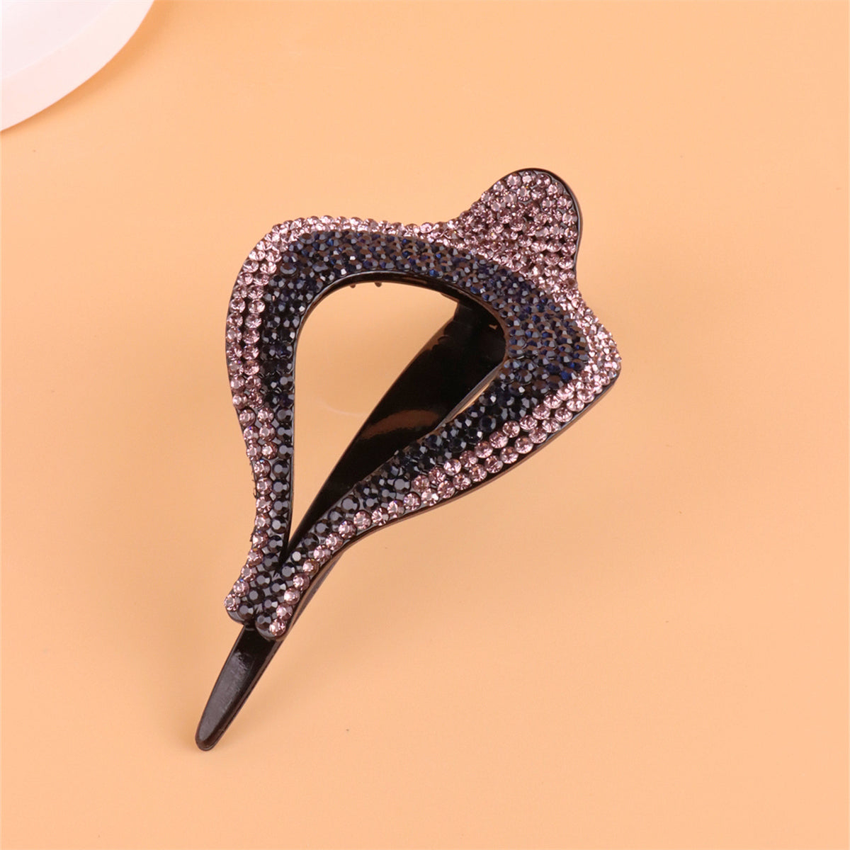 Crystal Rhinestone Hairpin French Hair Clips Strong Hold Hair Accessories