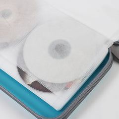 80 Capacity CD DVD Case Storage Holder Portable Hard Plastic Binder