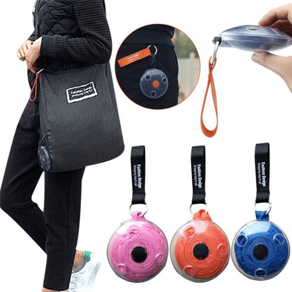 Reusable Portable Folding Telescopic Shopping Bag for Travel Camping Outd