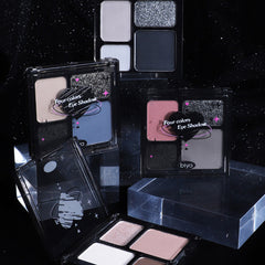 4-Color Eyeshadow Palette Matte Shimmer Glitter