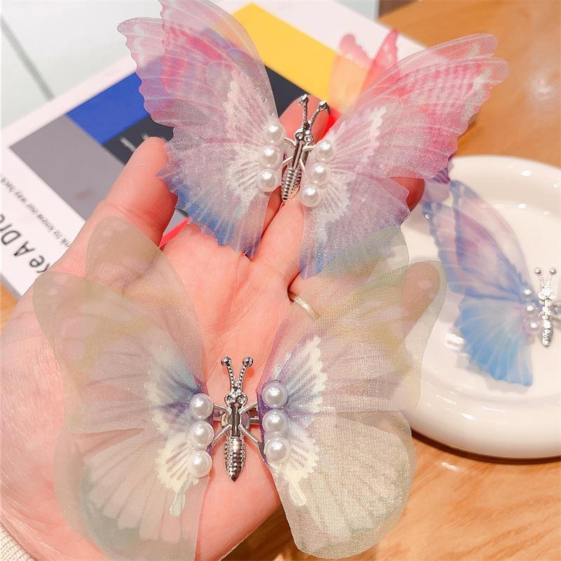 Sweet Butterfly Hair Clips for Hanfu Hair Accessories