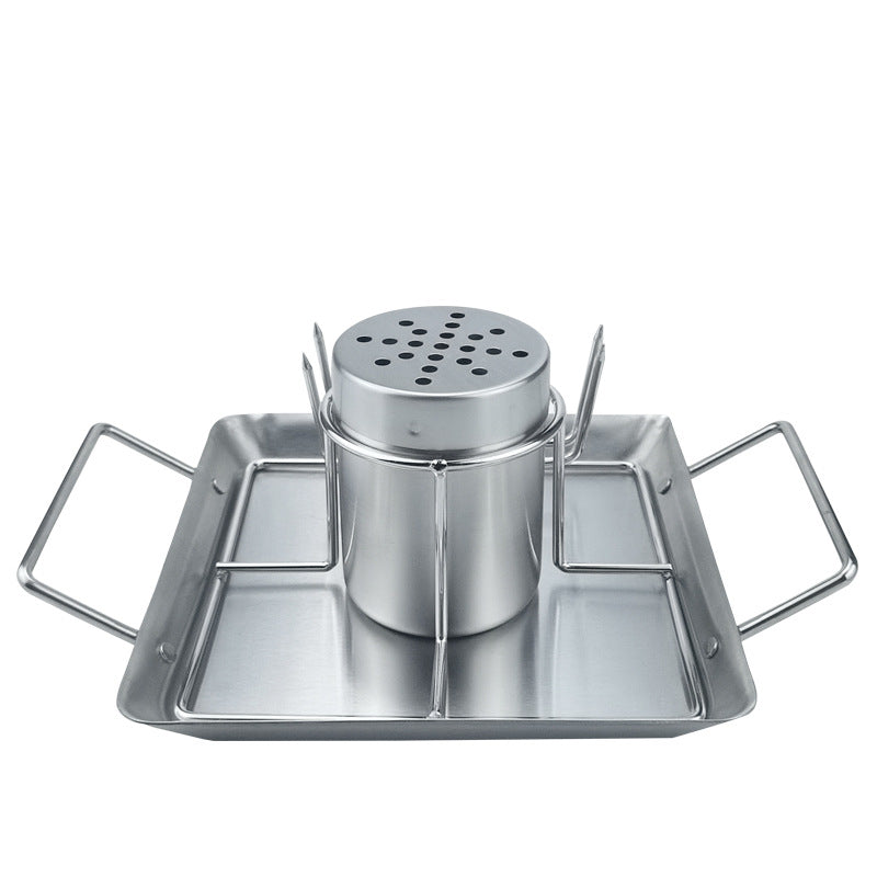 Stainless Steel Grill Chicken Rack BBQ Outdoor Cooking