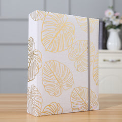 6 Inch 200 Pockets Cloth Photo Album with Rope - Creative Family Couple Studio