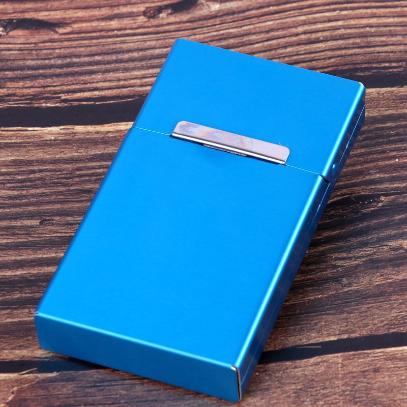 Automatic Flip Aluminum Alloy Cigarette Box Metal Cigarette Case