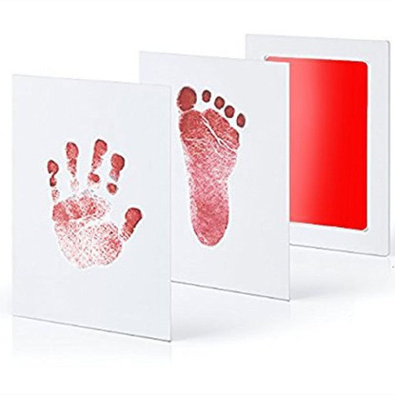 Safe & Non-toxic Baby Footprints Handprints Ink Pads