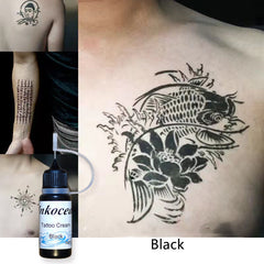 10ml Waterproof Tattoo Ink Juice Cream for Body Art Paint