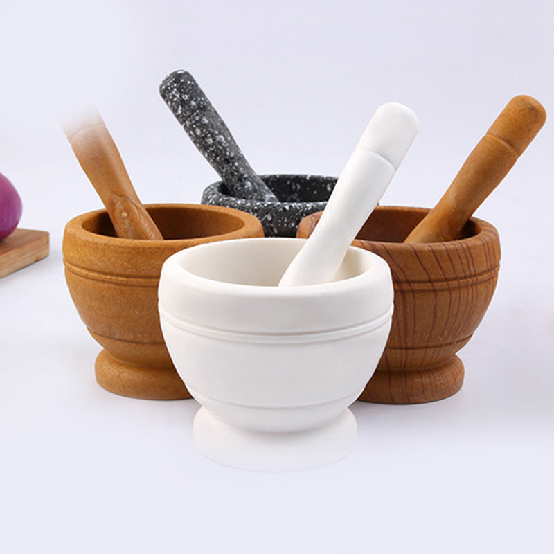 Manual Garlic Crusher and Pepper Grinder Set - Kitchen Gadget