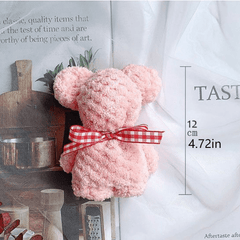 10pcs Bear Soft Towels Baby Bear Handkerchief Baby Face Towel