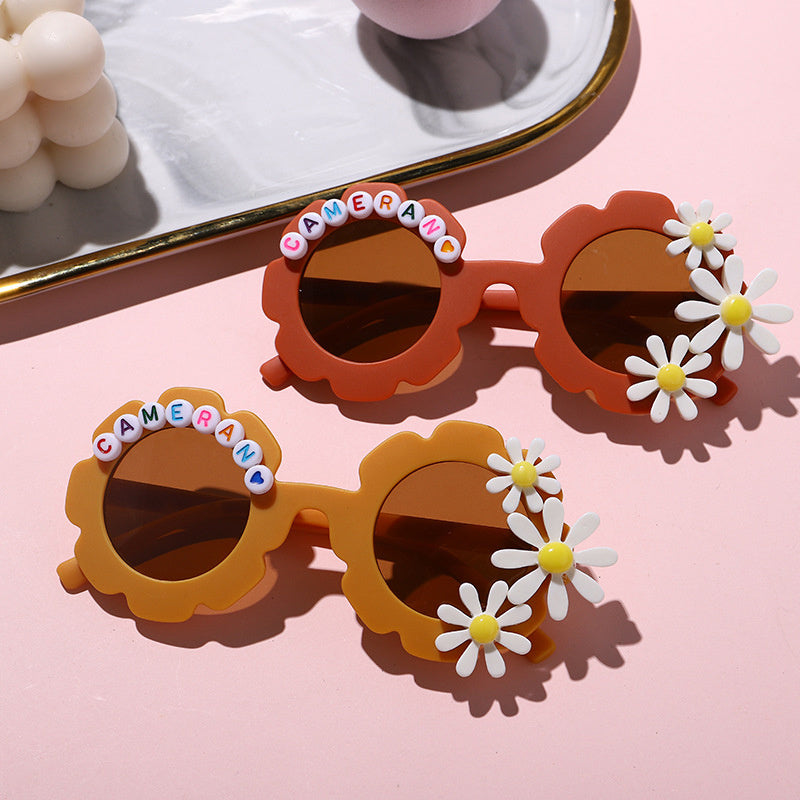 Daisy Flower Sunglasses for Girls Boys Macaroon Party Favors