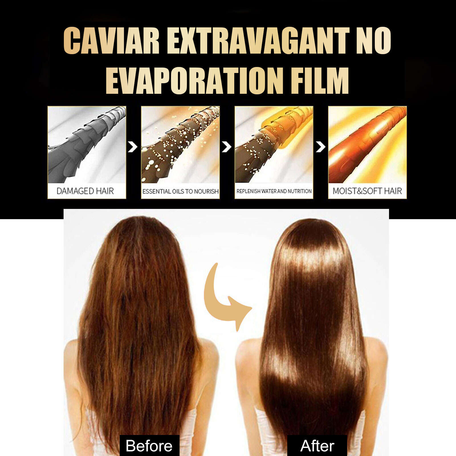 Caviar Hair Mask Smoothing Conditioner Repair Dry Frizzy Hair