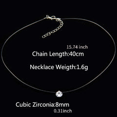 Men's Rhinestone Choker Necklace