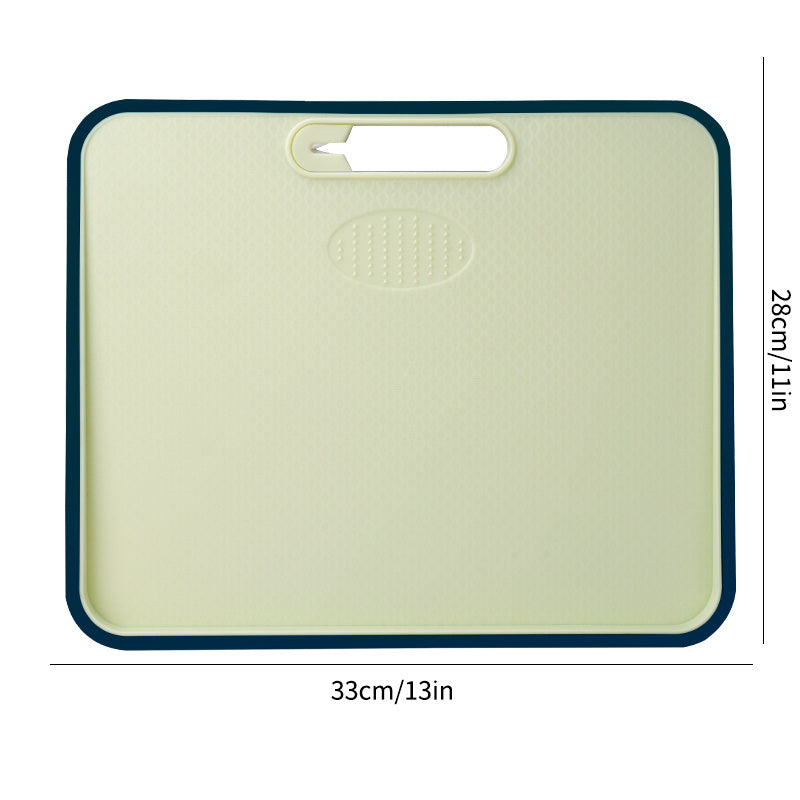 Double Sided Vegetable Cutting Board Plastic Fruit Cutting Board