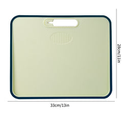 Double Sided Vegetable Cutting Board Plastic Fruit Cutting Board