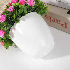 Artificial Plant 31 Small Daisy Round Pot Potted Wedding Home Bedroom Decoration