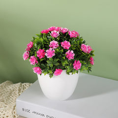 Artificial Plant 31 Small Daisy Round Pot Potted Wedding Home Bedroom Decoration