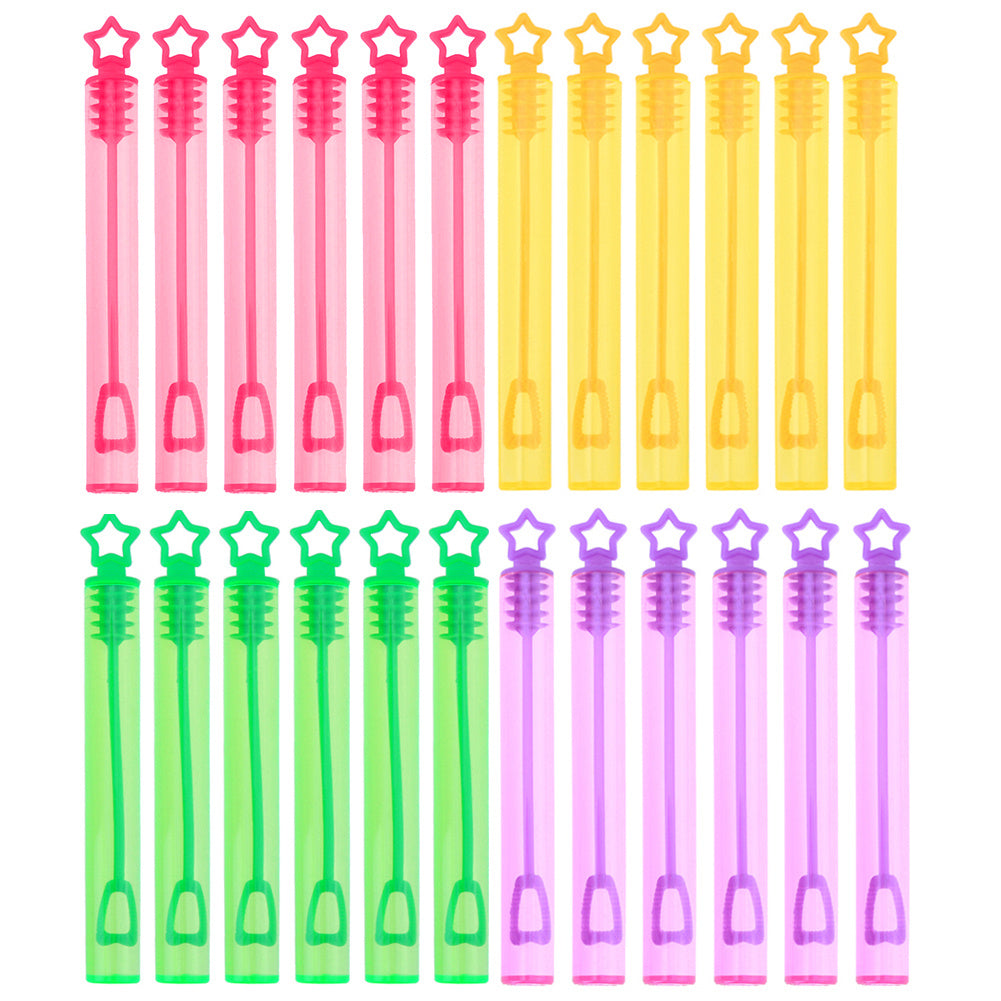 24pcs Bubble Soap Bottles for Wedding Decor & Outdoor Games