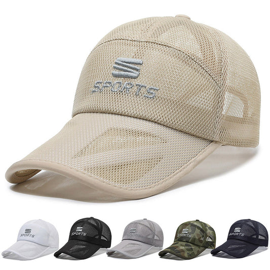 Summer Mesh Baseball Cap for Outdoor Activities