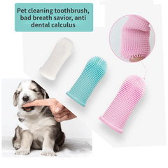 Pet Finger Toothbrush Small Cat Dog Silicone Brush