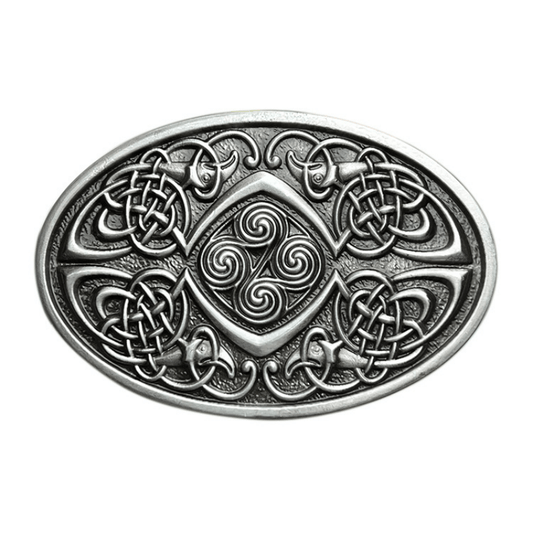 Zinc Alloy Celtic Knot Belt Buckle Western Style Retro Men's Belt Buckle