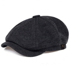 Casual Newsboy Hat Lightweight Beret Vintage Painter Cap Octagonal Hats