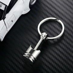Metal Piston Model Keyring for Car Enthusiasts