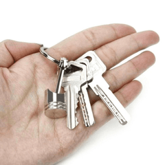 Metal Piston Model Keyring for Car Enthusiasts