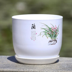 PP Resin Indoor Flower Pot Ideal For Succulents & Clivia