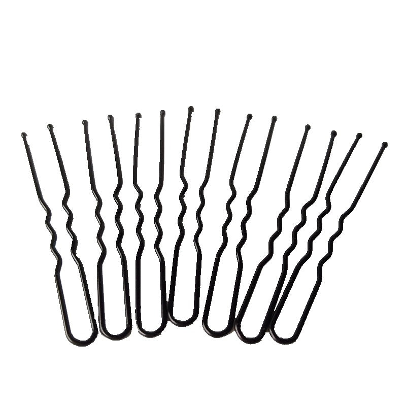 50pcs U-shaped Hairpin for Chignon Bun Hair Styling