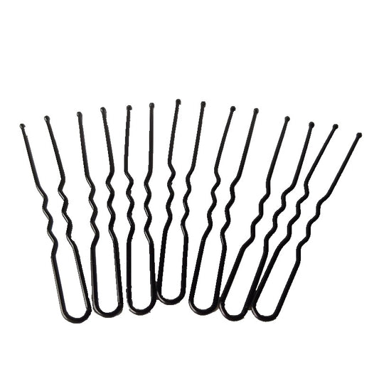 50pcs U-shaped Hairpin for Chignon Bun Hair Styling