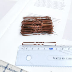 50pcs U-shaped Hairpin for Chignon Bun Hair Styling