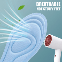 5D Massage Sports Insoles High Elastic Shock Absorption Shoe Pad Men Women