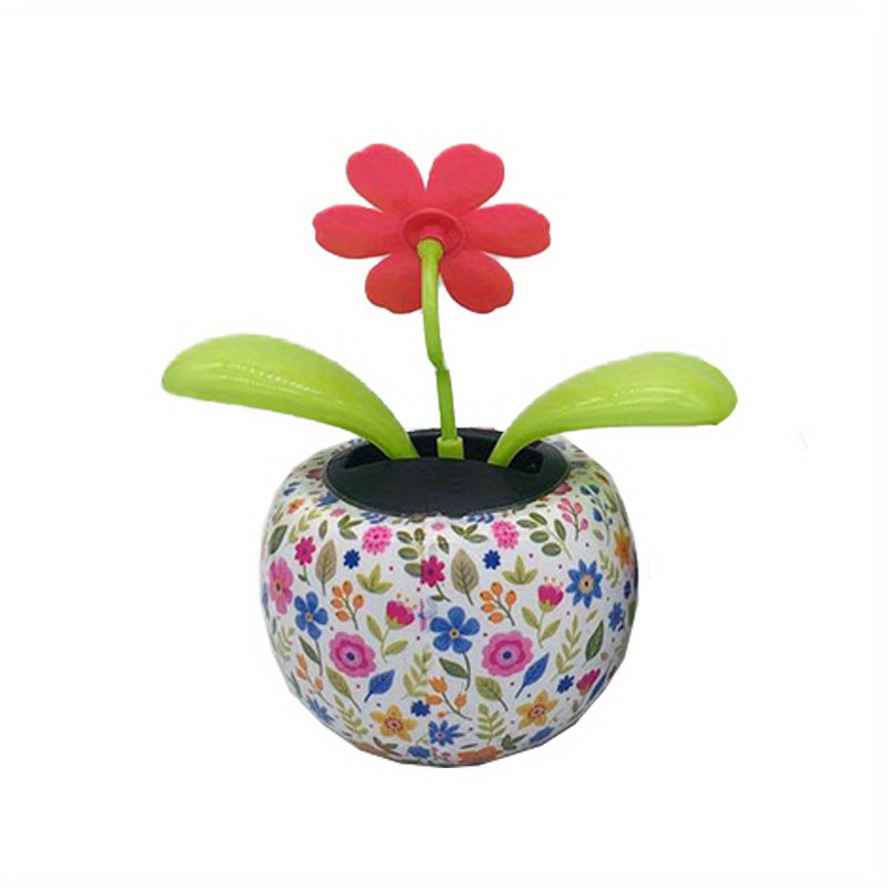 Solar Automatic Swing Solar Flower Car Ornaments