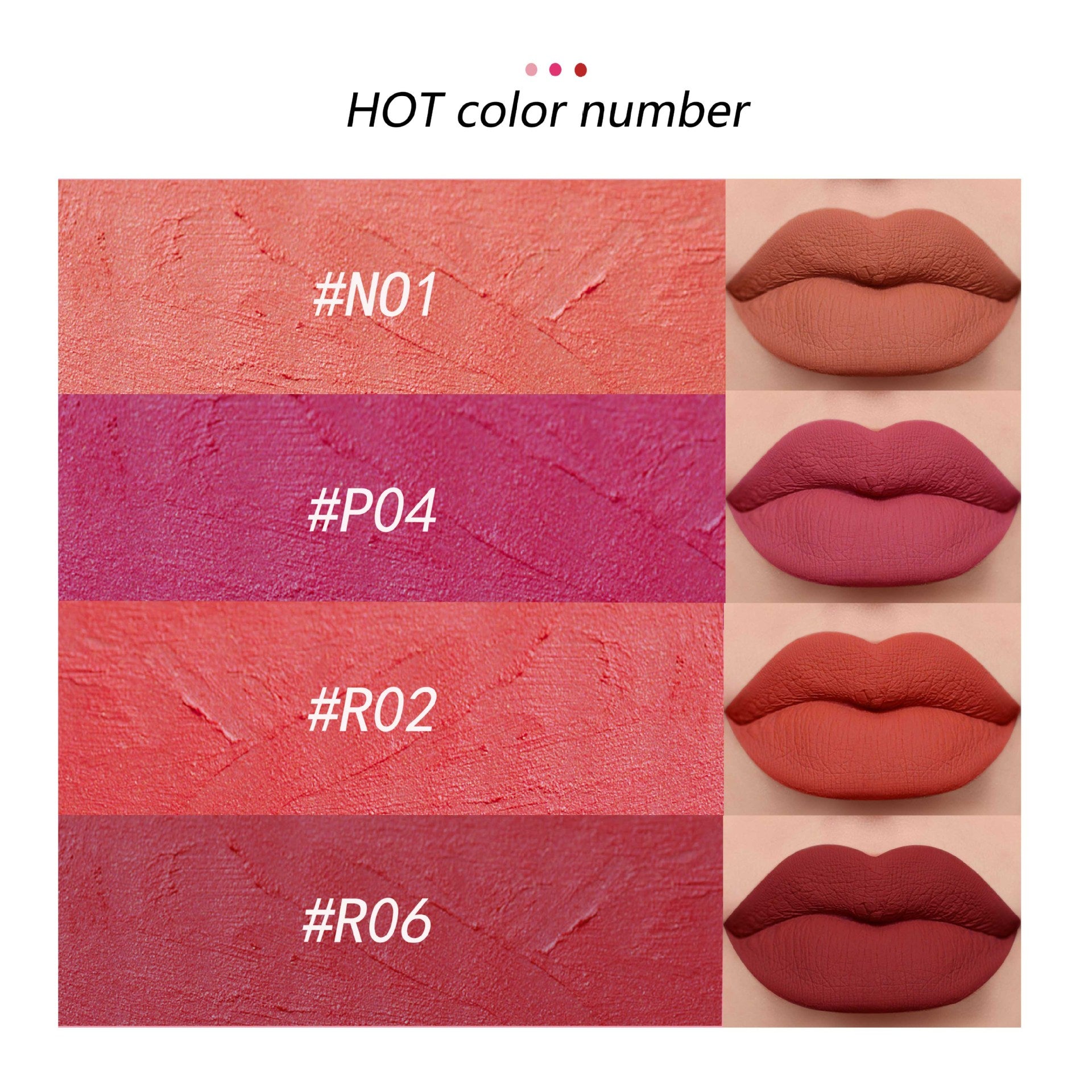 Matte Lip Liner Pencils Long-Lasting Waterproof